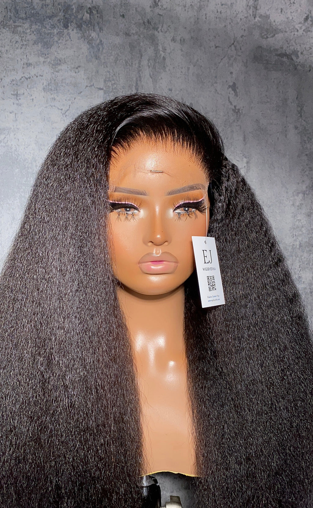 ZARA | GLUELESS WIG | 18"-30" NATURAL BLACK KINKY STRAIGHT