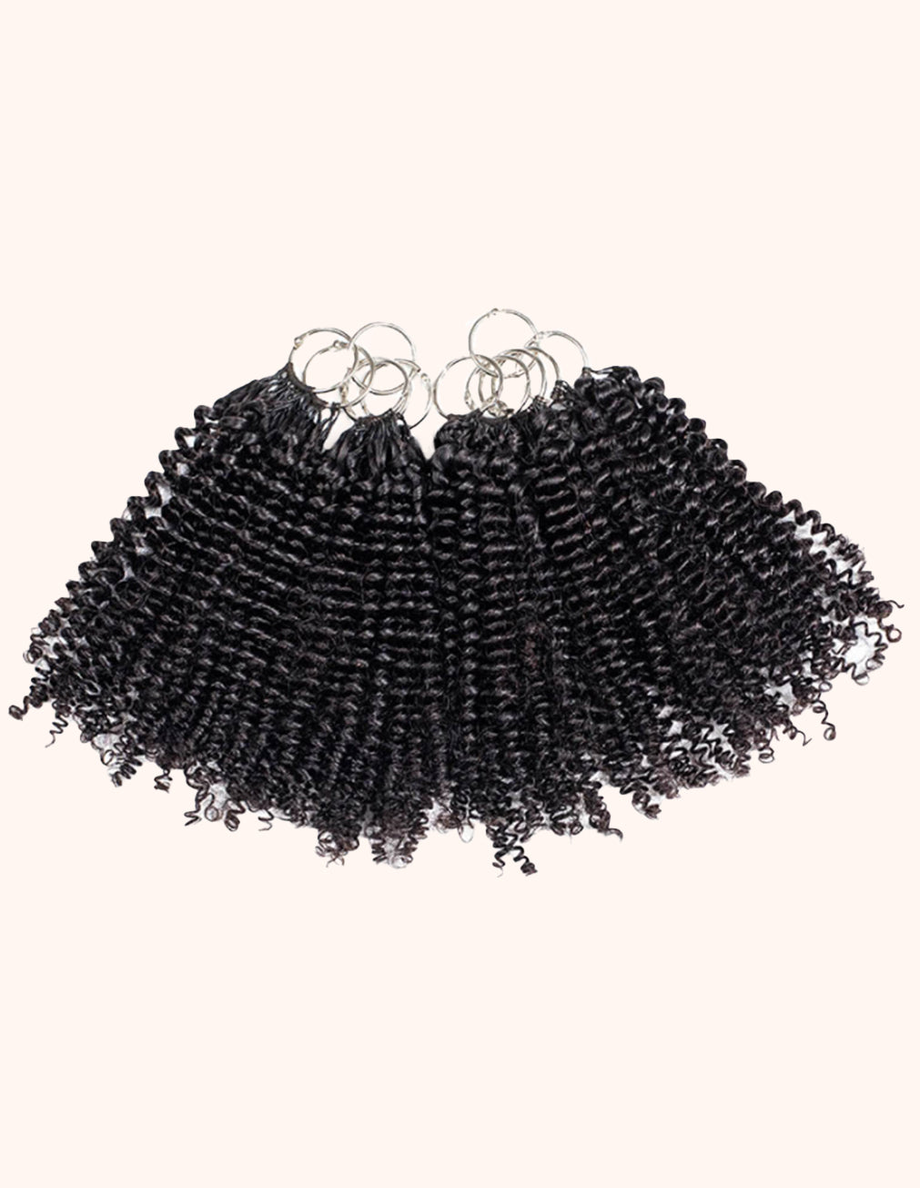 Natural Black Coily Seamless Crochet Extension | 12-22"