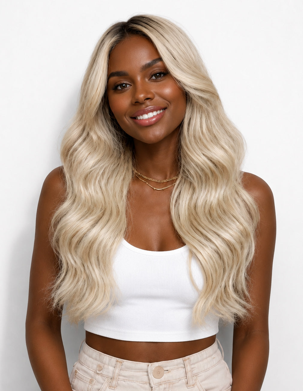 HARPER | HD LACE | 18"-24" LIVED-IN BLONDE WAVY