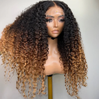 250% Density Curly Full Lace Wig| Pre bleached Glueless Ready To Go 13x6 Human Hair Wigs| 14''-28''