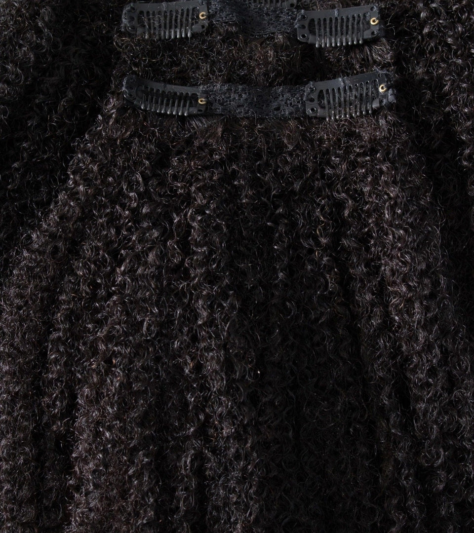 Lila | Kinky Clip-In | 4B-4C Texture | 14"-20"