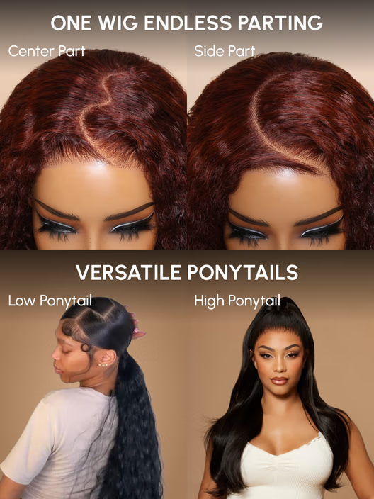 13x4  Lace Frontal Warm Burgundy Loose Wave Wig| 100%Human Hair Glueless Protective Styling Wig| 16''-28''