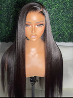 ZARA | GLUELESS WIG | 18"-30" NATURAL BLACK KINKY STRAIGHT