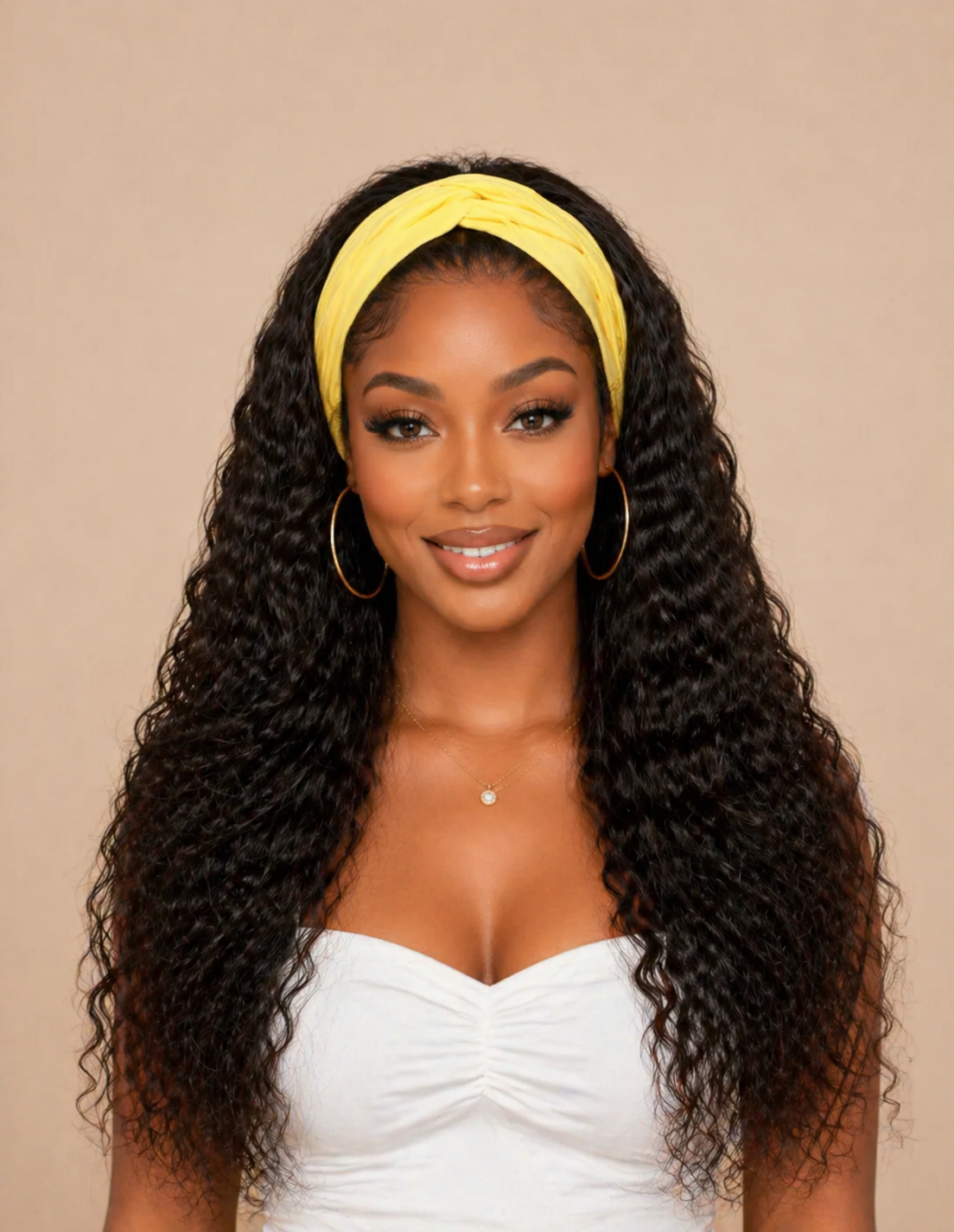 AMARA | Headband Wig | Natural Black Glueless | 14"-24"