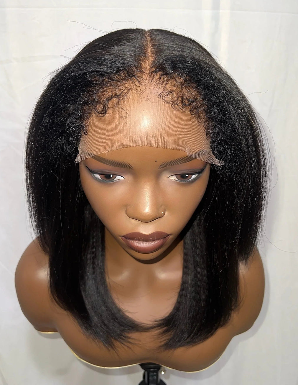 Anya 13x6 HD Lace Wig, Yaki Straight, Natural Look