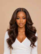AUTUMN | 7x5 Lace Closure Wig | Dark Auburn Body Wave | 18"-24"