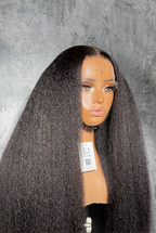 ZARA | GLUELESS WIG | 18"-30" NATURAL BLACK KINKY STRAIGHT