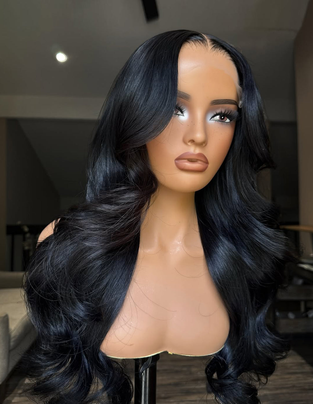 Natural Black Body Wave Wig | 13x6 HD Lace | Glueless | 18-28"