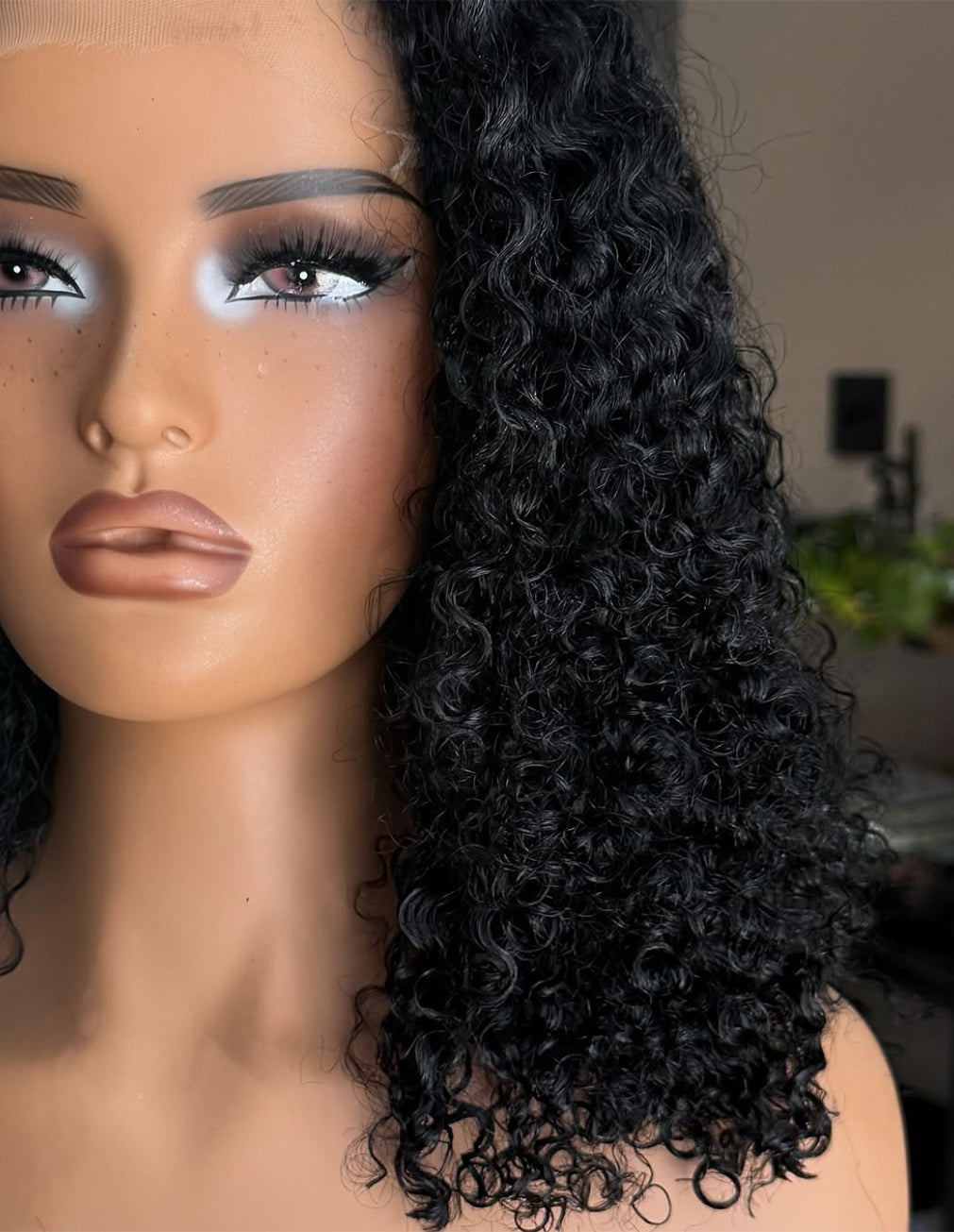 COIL 13x6 HD Lace Jerry Curly Wig, 18-26", Glueless, Human Hair, Modern, Gorgeous, Natural Hairline, Wear-and-Go