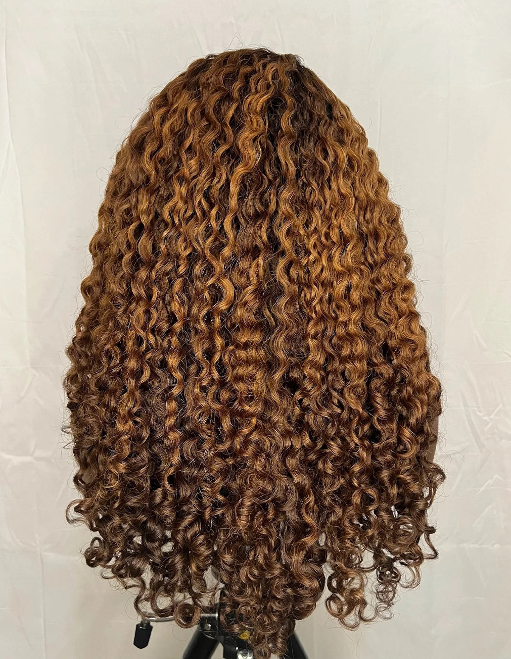 Honey Blonde Kinky Curly Wig 4B Hairline | HD Lace | 16-22"