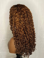 Honey Blonde Kinky Curly Wig 4B Hairline | HD Lace | 16-22"