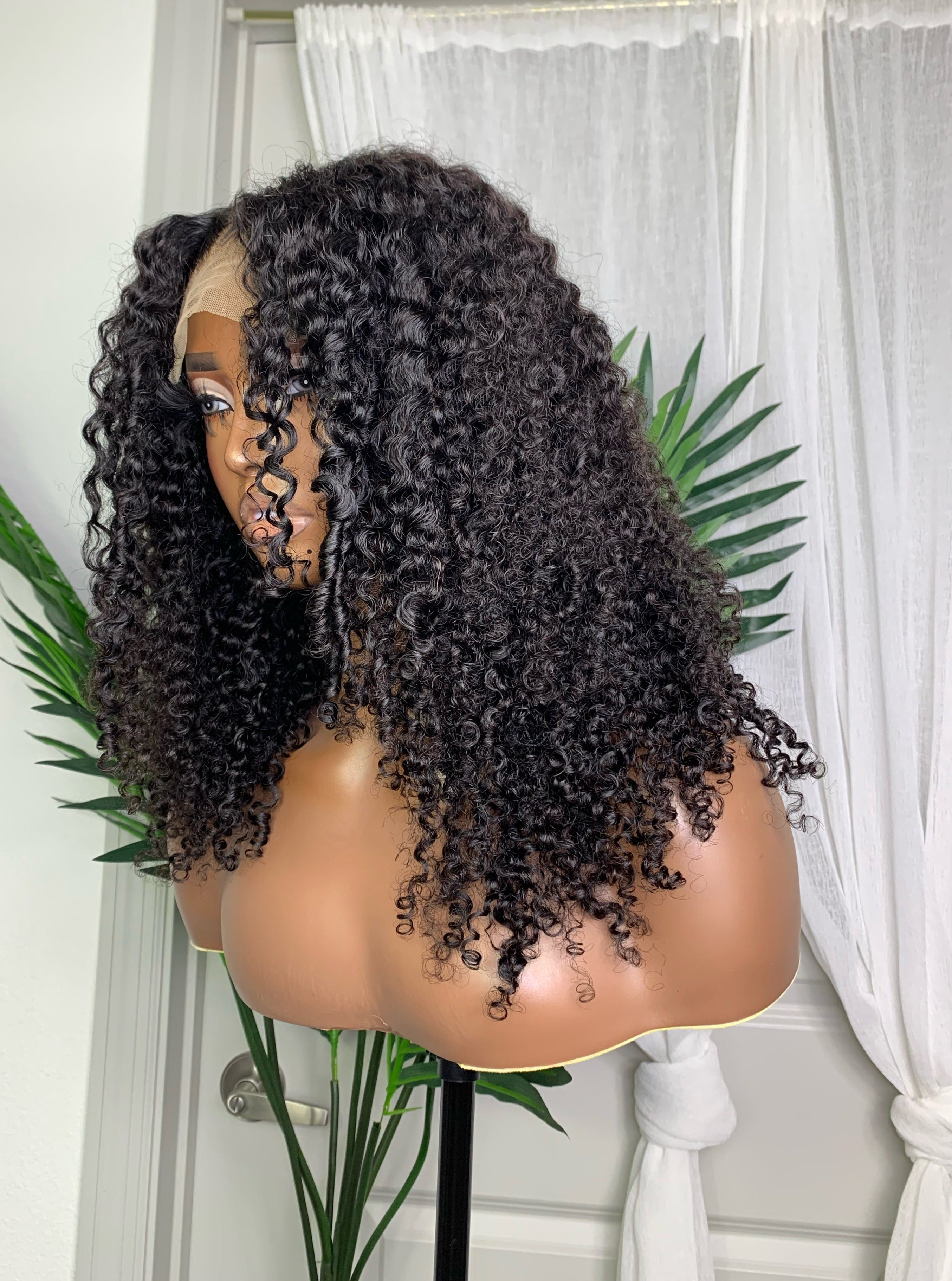 IMANI | HD LACE | 16"-26" NATURAL BLACK KINKY CURLY
