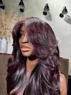 RUBY | 6X6 HD LACE | 18"-26" DEEP RED BODY WAVE