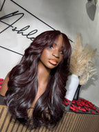 RUBY | 6X6 HD LACE | 18"-26" DEEP RED BODY WAVE
