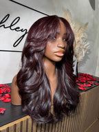 RUBY | 6X6 HD LACE | 18"-26" DEEP RED BODY WAVE