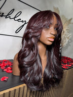 RUBY | 6X6 HD LACE | 18"-26" DEEP RED BODY WAVE