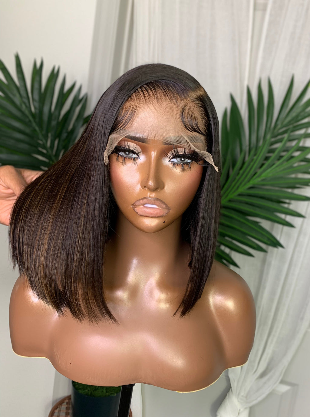 CAMILA | 13x6 HD LACE | 16"-20" BROWN BASE BLONDE HIGHLIGHTS STRAIGHT