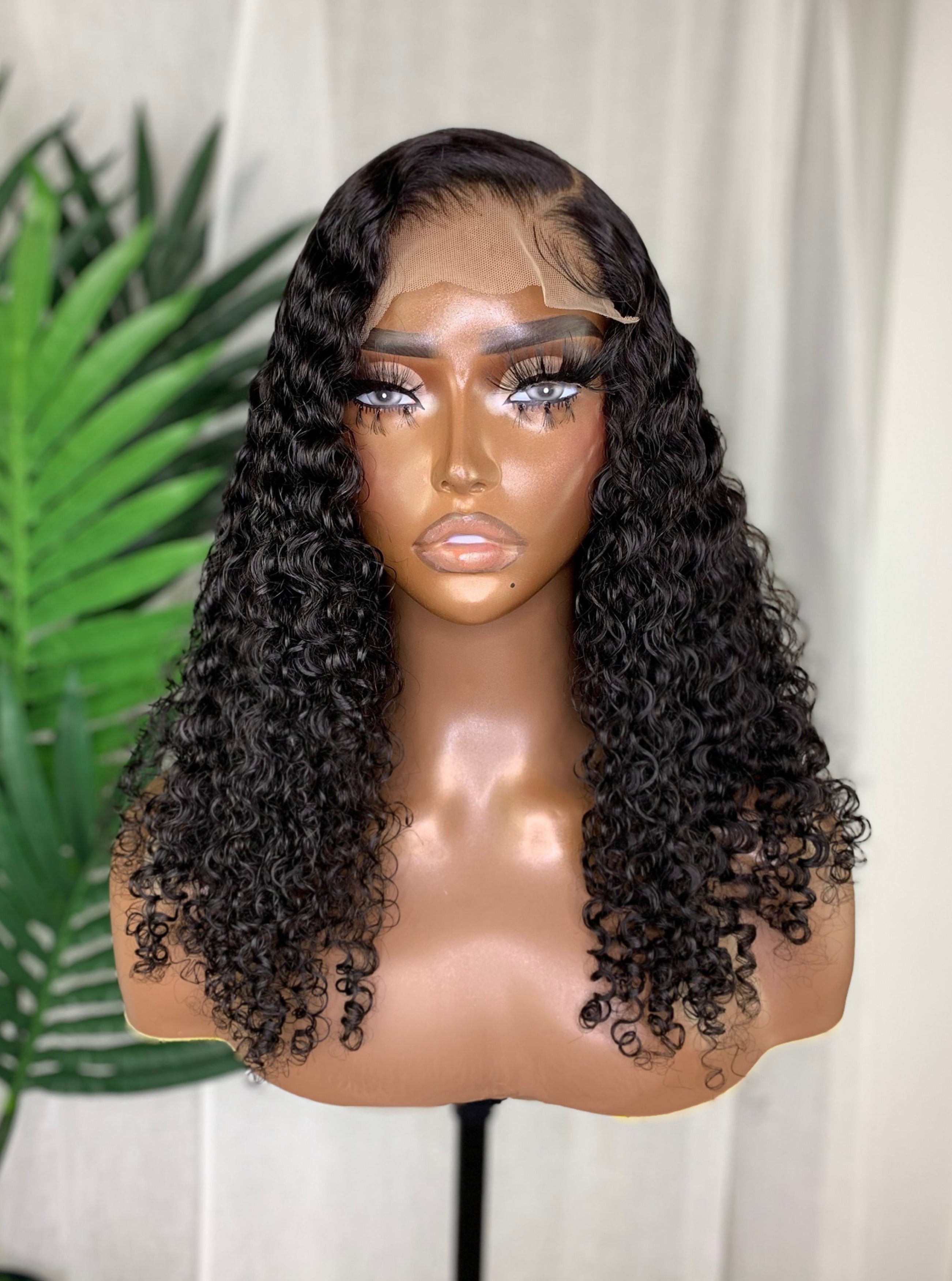 AALIYAH | HD LACE | 14"-26" NATURAL BLACK DEEP CURLY