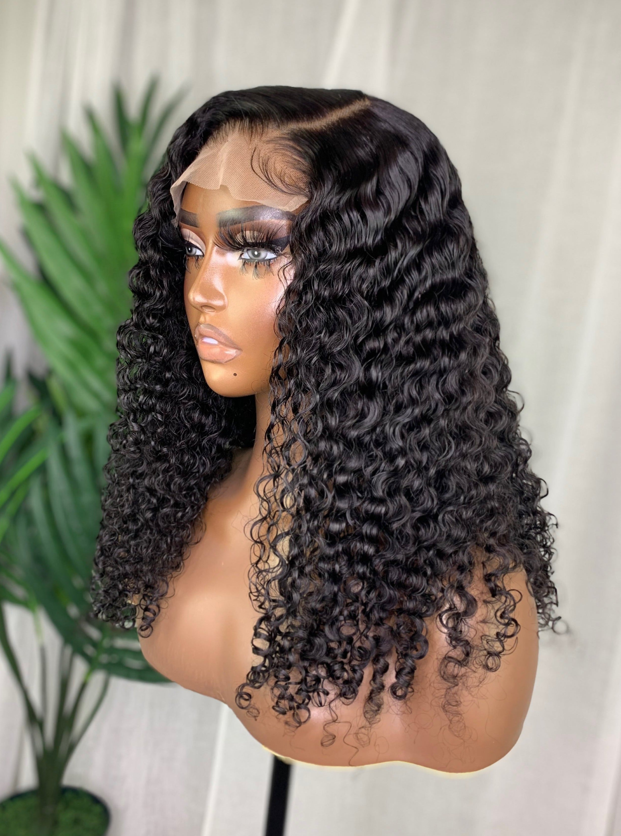 AALIYAH | HD LACE | 14"-26" NATURAL BLACK DEEP CURLY