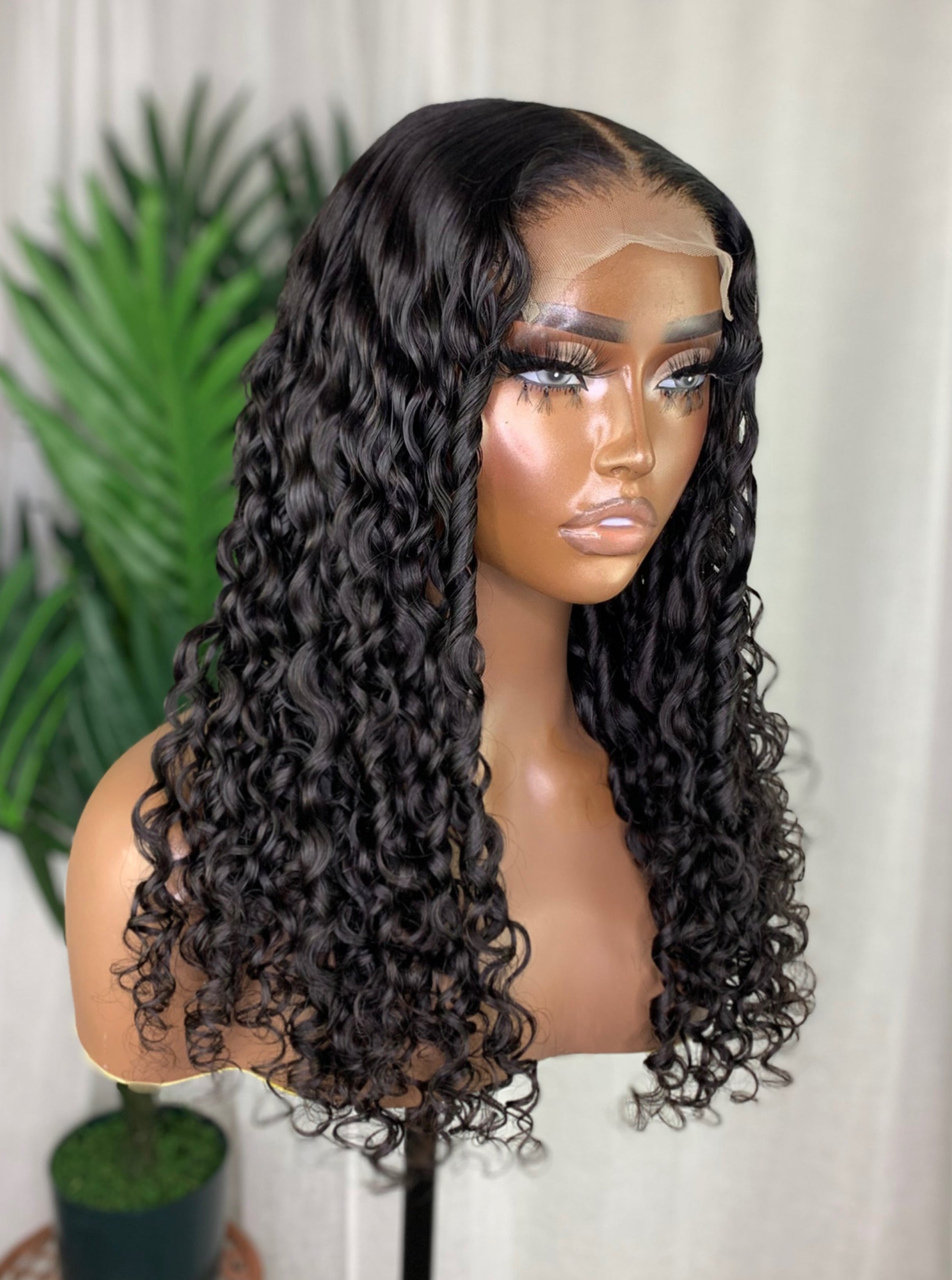 NAOMI | HD LACE | 16"-26" NATURAL BLACK DEEP WAVE