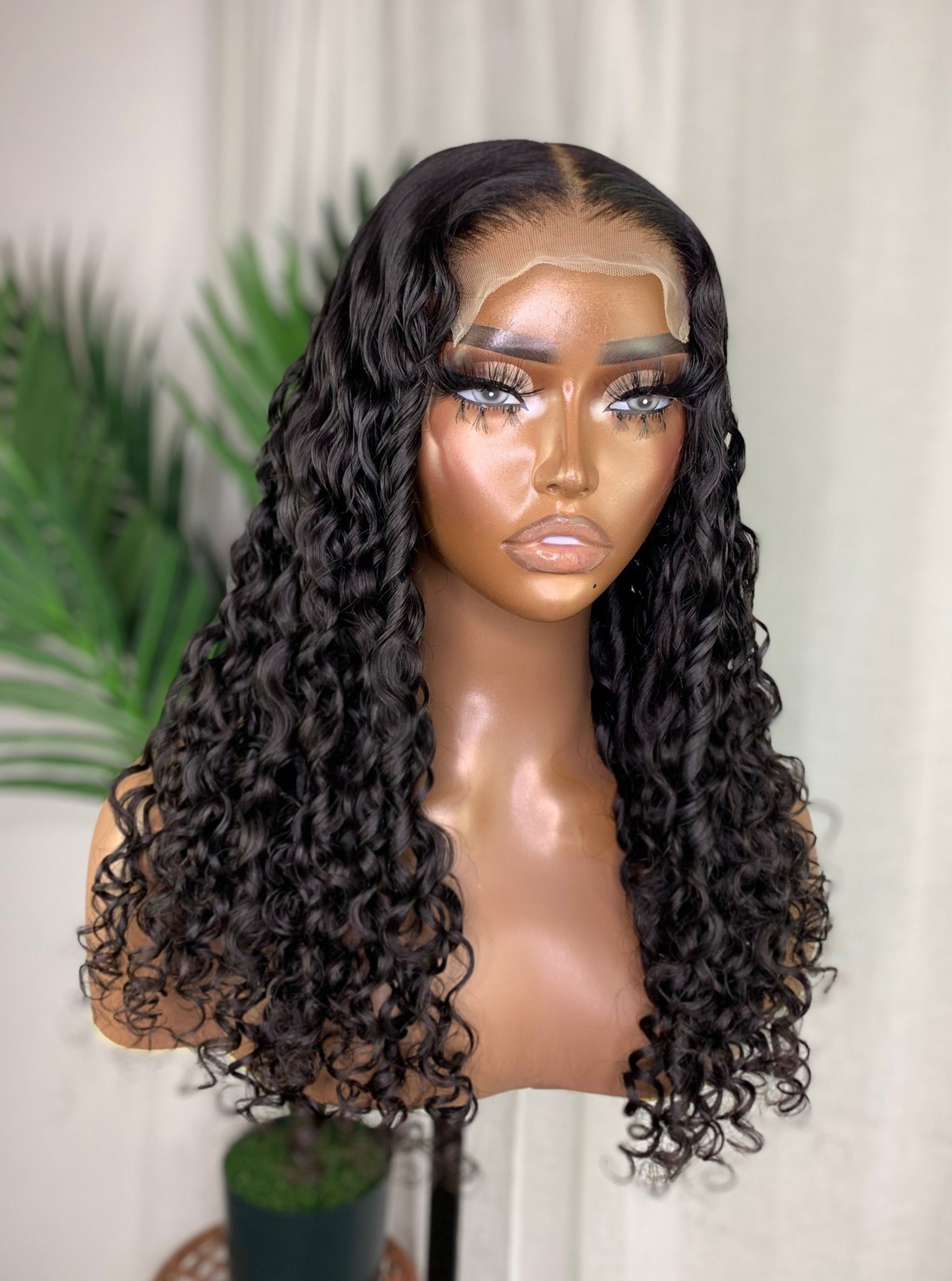 NAOMI | HD LACE | 16"-26" NATURAL BLACK DEEP WAVE