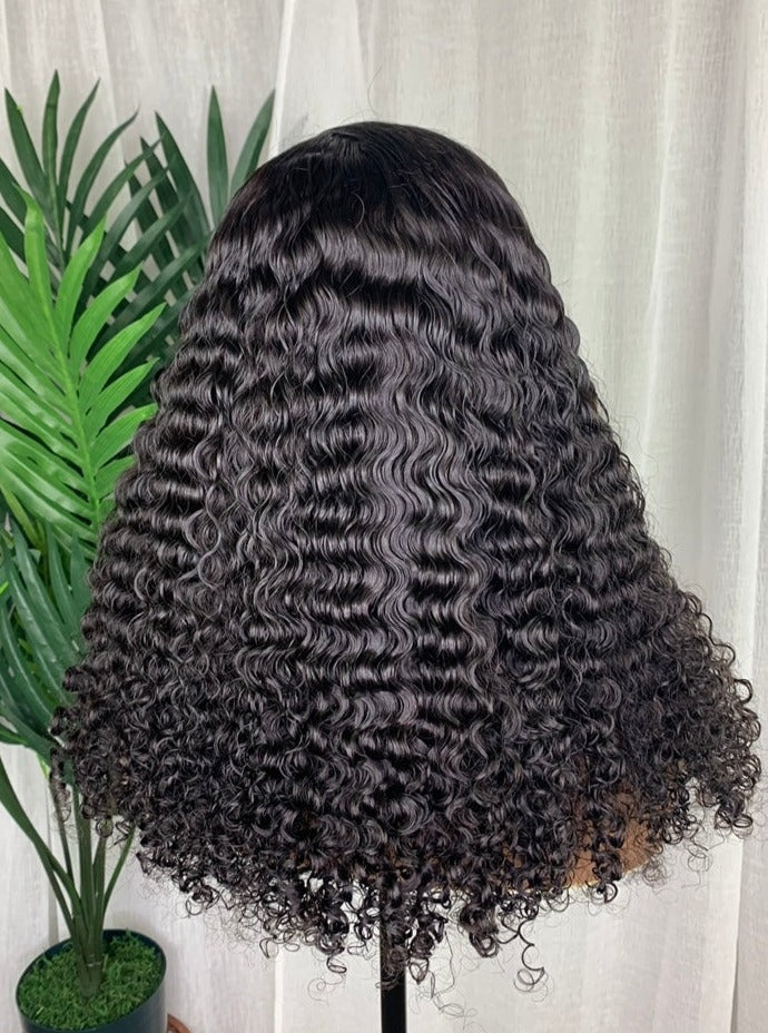 AALIYAH | HD LACE | 14"-26" NATURAL BLACK DEEP CURLY
