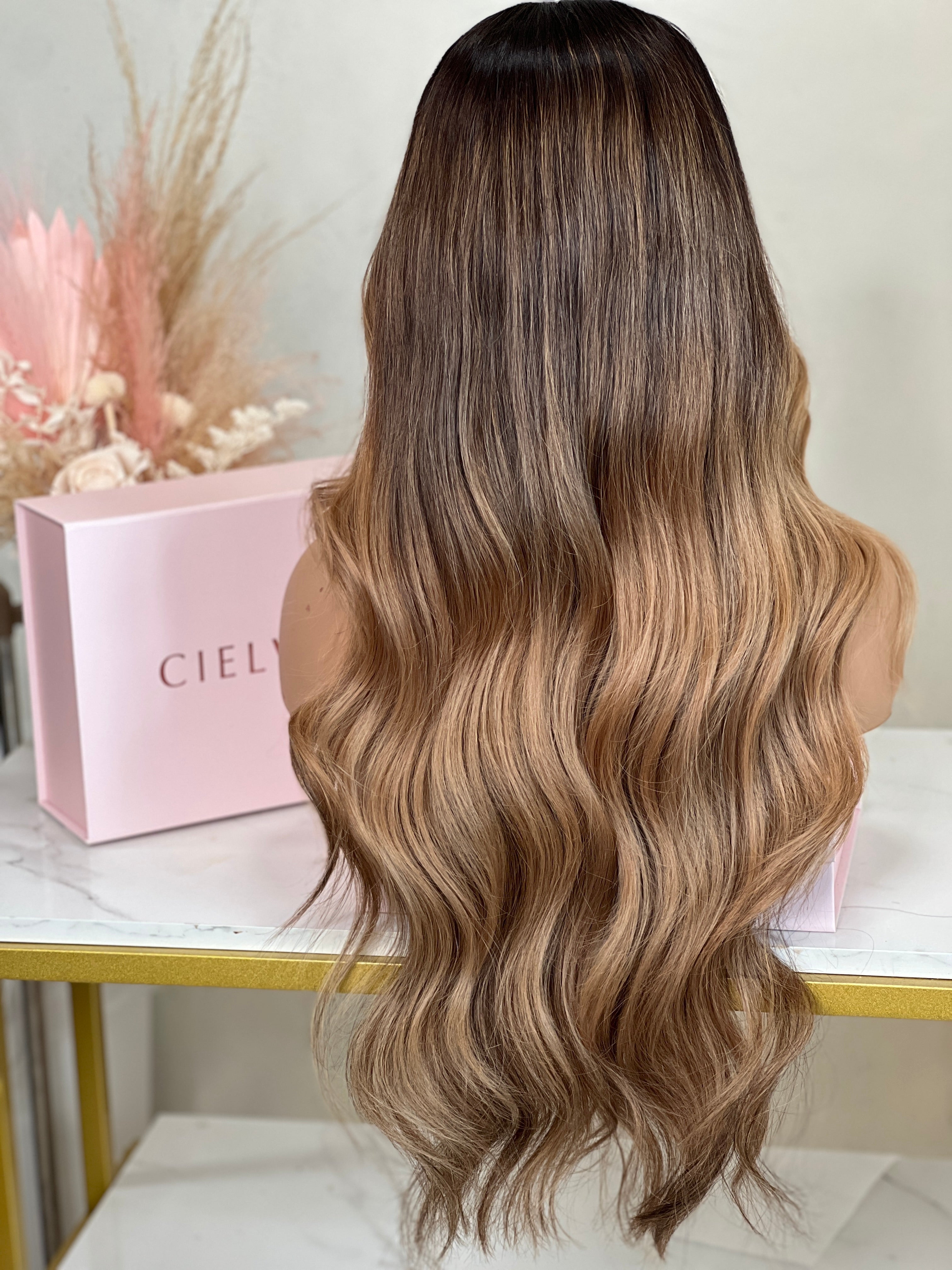 PHOENIX | HD LACE | 22"-30" CARAMEL BLONDE HIGHLIGHTS