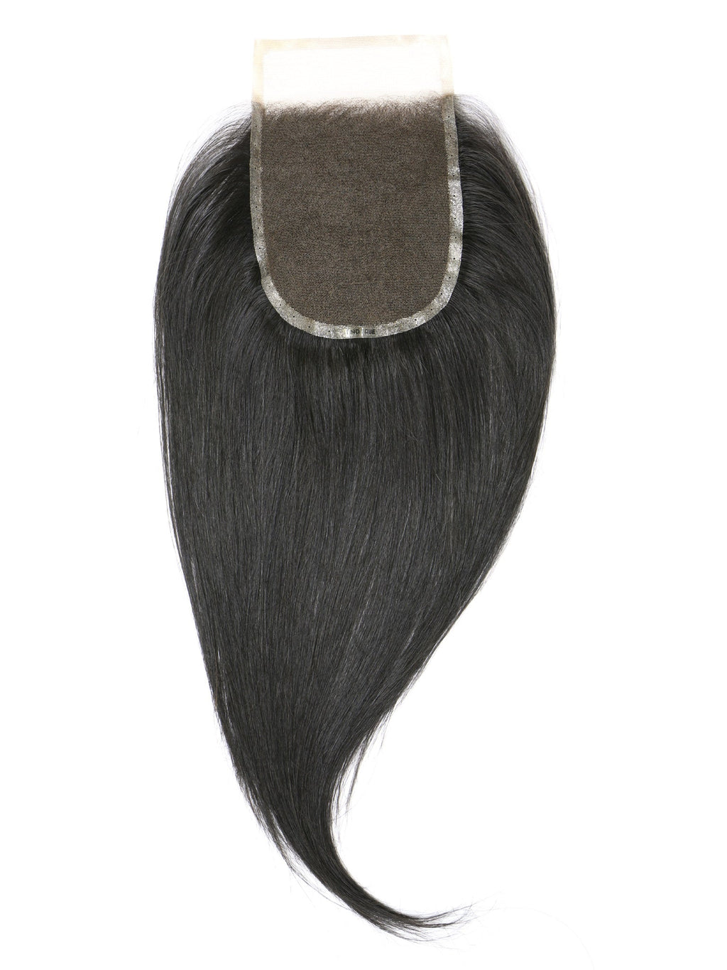 Indian natural straight 5x7 lace closure, virgin hair, lace back close-up, inside view, realistic lace, smooth straight hair, glueless, pre-plucked