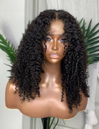 Kinky Curly Wig Natural Black | 13x6 HD Lace | Glueless | 16-26"