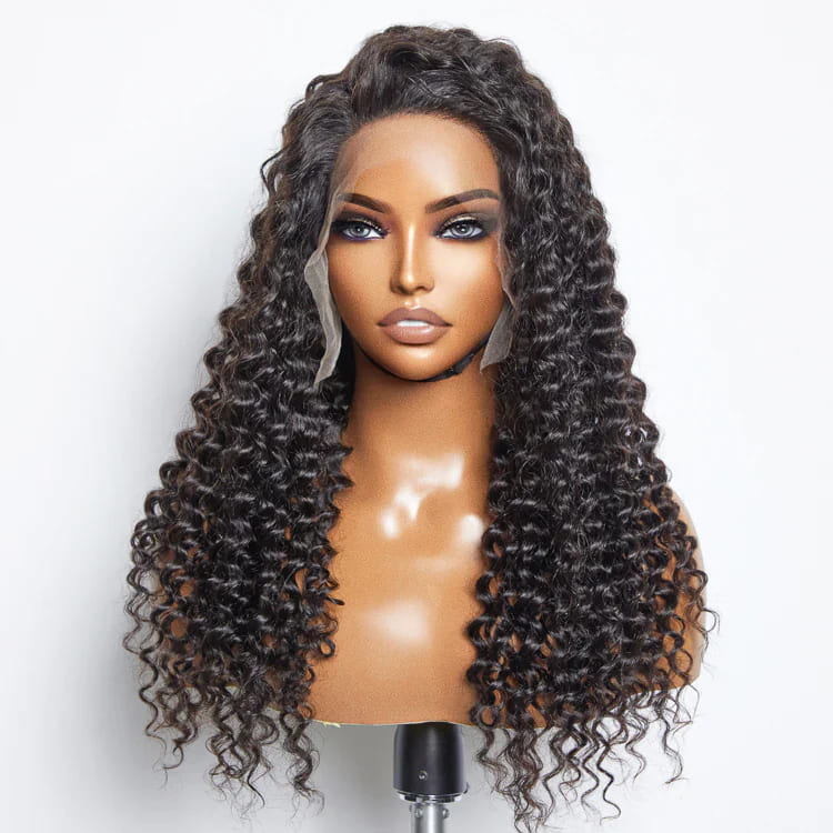 LYRA | 13X4 HD LACE | 18"-24" NATURAL BLACK DEEP WAVE