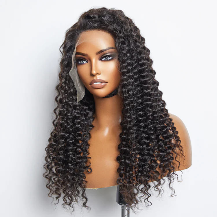 LYRA | 13X4 HD LACE | 18"-24" NATURAL BLACK DEEP WAVE