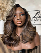 SOLÈNE | 7x5 Lace Closure Wig | Caramel Brown Body Wave | 14-20" | Glueless