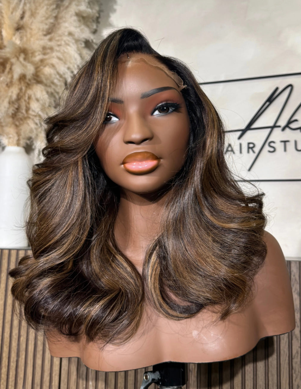 SOLÈNE | 7x5 Lace Closure Wig | Caramel Brown Body Wave | 14-20" | Glueless