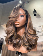 SOLÈNE | 7x5 Lace Closure Wig | Caramel Brown Body Wave | 14-20" | Glueless