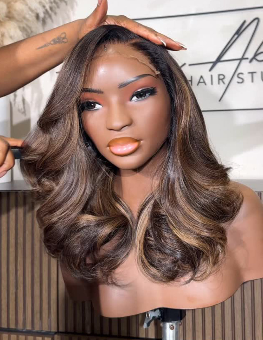 SOLÈNE | 7x5 Lace Closure Wig | Caramel Brown Body Wave | 14-20" | Glueless