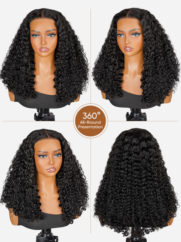 LAYLA | 7x5 Lace Closure Wig | Bouncy Burmese Curls | Natural Black | 16"-26"