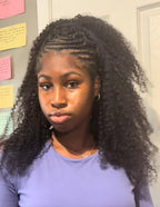 Natural Black Coily Seamless Crochet Extension | 12-22"