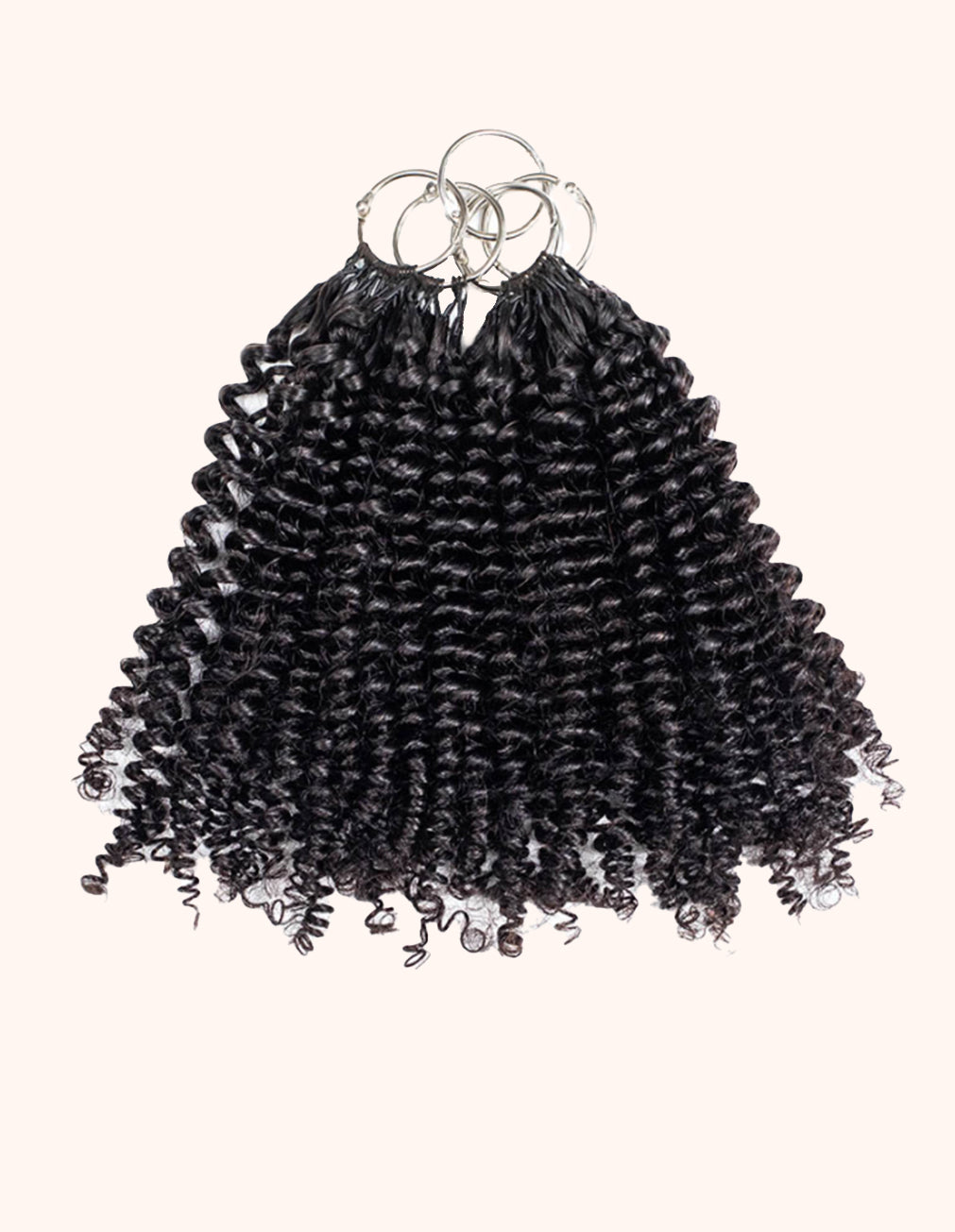Natural Black Coily Seamless Crochet Extension | 12-22"