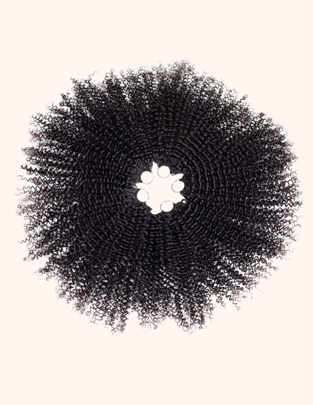 Natural Black Curly Seamless Crochet Extension | 12-22"