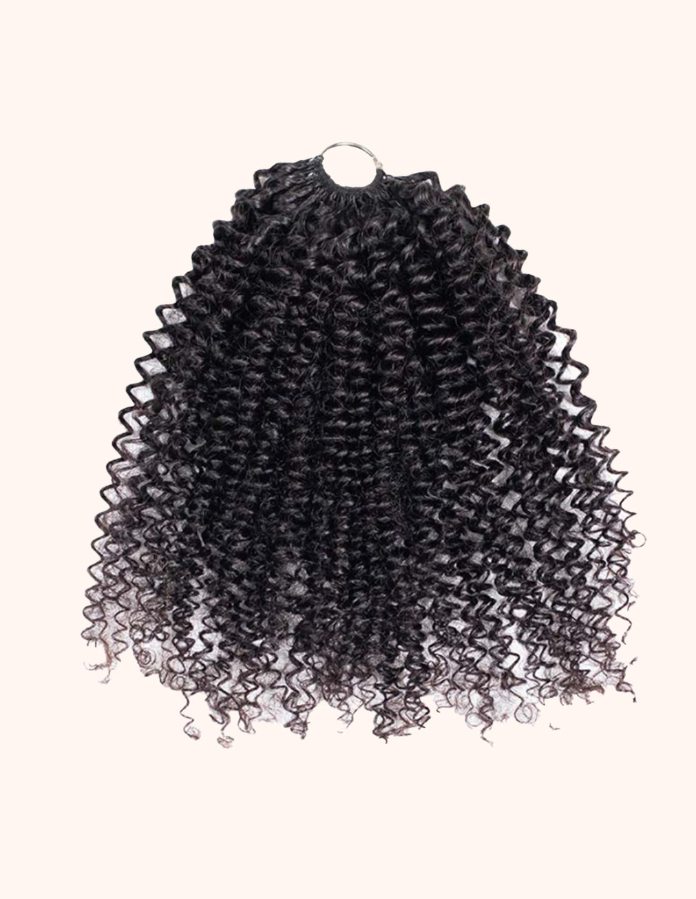 Natural Black Coily Seamless Crochet Extension | 12-22"