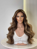 SIENNA | 13X6" HD LACE | 28" BALAYAGE HONEY HIGHLIGHTS