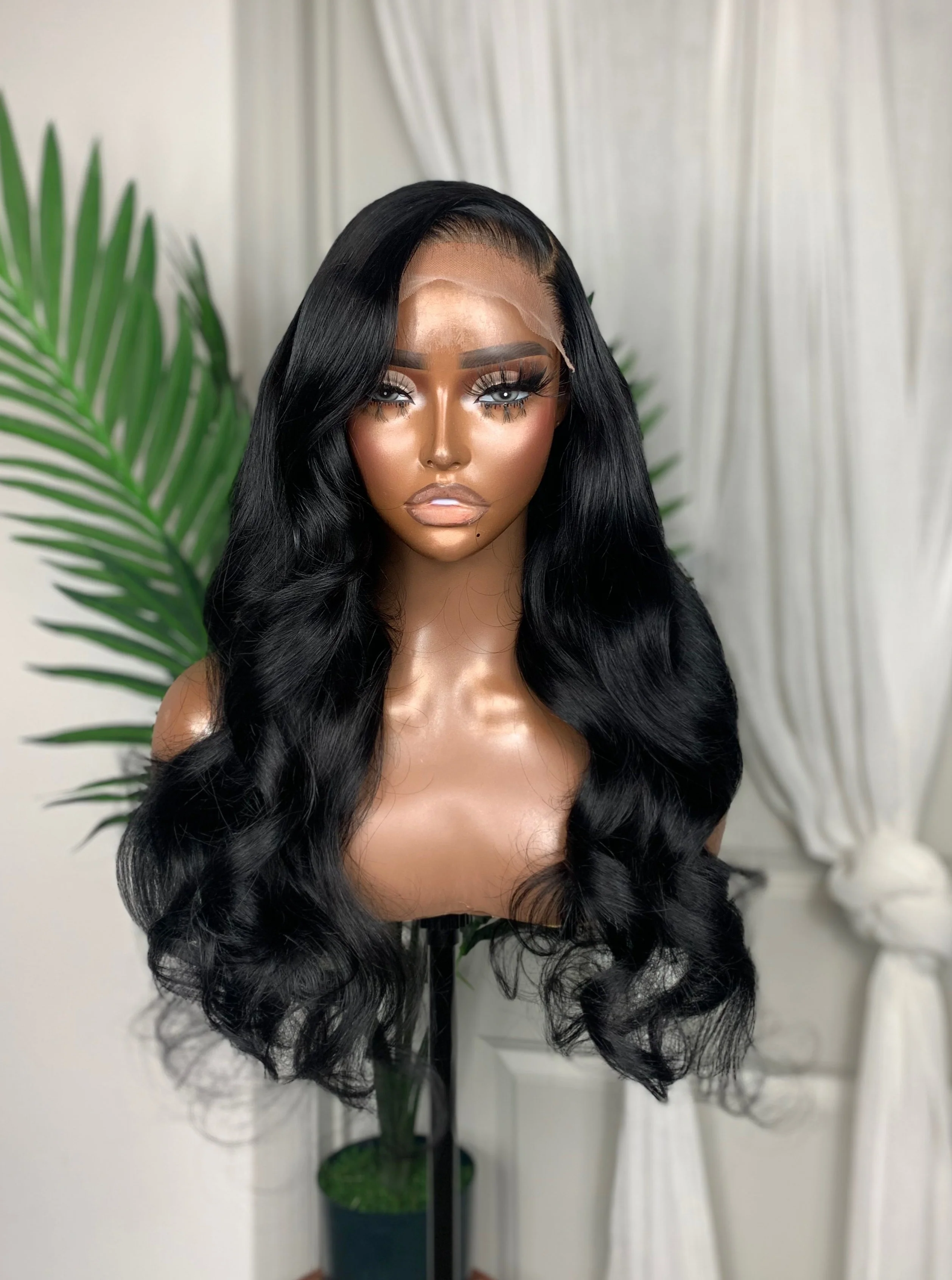 Natural Black Body Wave Wig | 13x4 Lace | 16-24"
