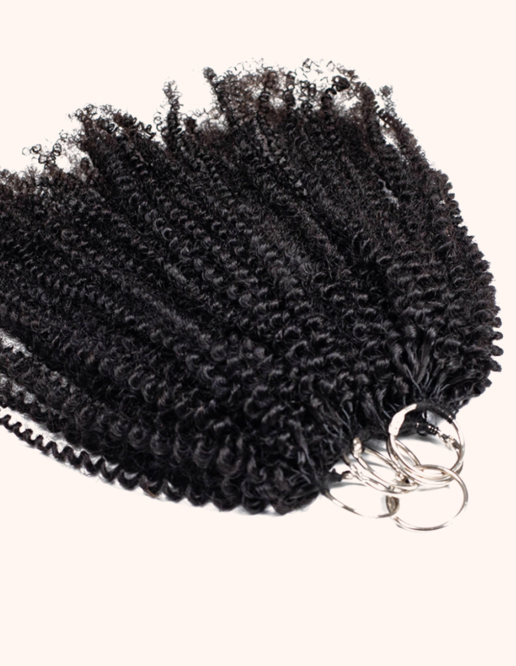 Natural Black Curly Crochet Hair Extensions