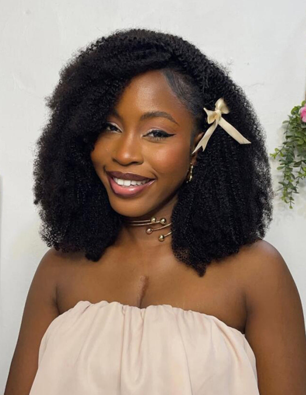 Real-Life Showcase: Natural Black Curly Crochet Hair Extensions