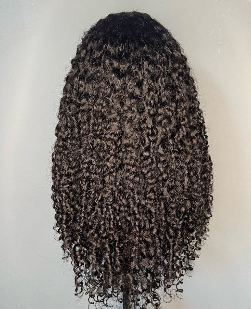 Burmese Hand-Tied Coily Wig, 18-24", Natural Black, HD Lace Front, Human Hair, Beginner Friendly