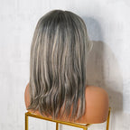 GRACE| I-Part Wig | Salt & Pepper Straight | 14"-20"