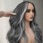 GRACE| I-Part Wig | Salt & Pepper Straight | 14"-20"