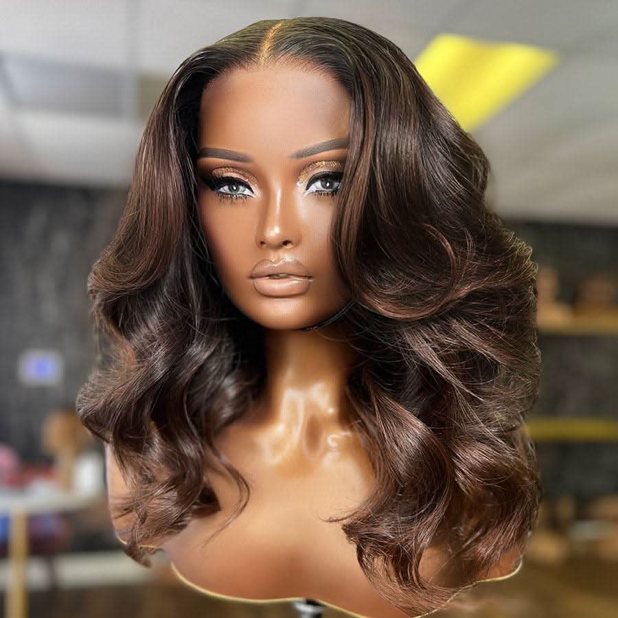 AUTUMN | 5X5 HD LACE | 18"-24" DARK AUBURN BODY WAVE