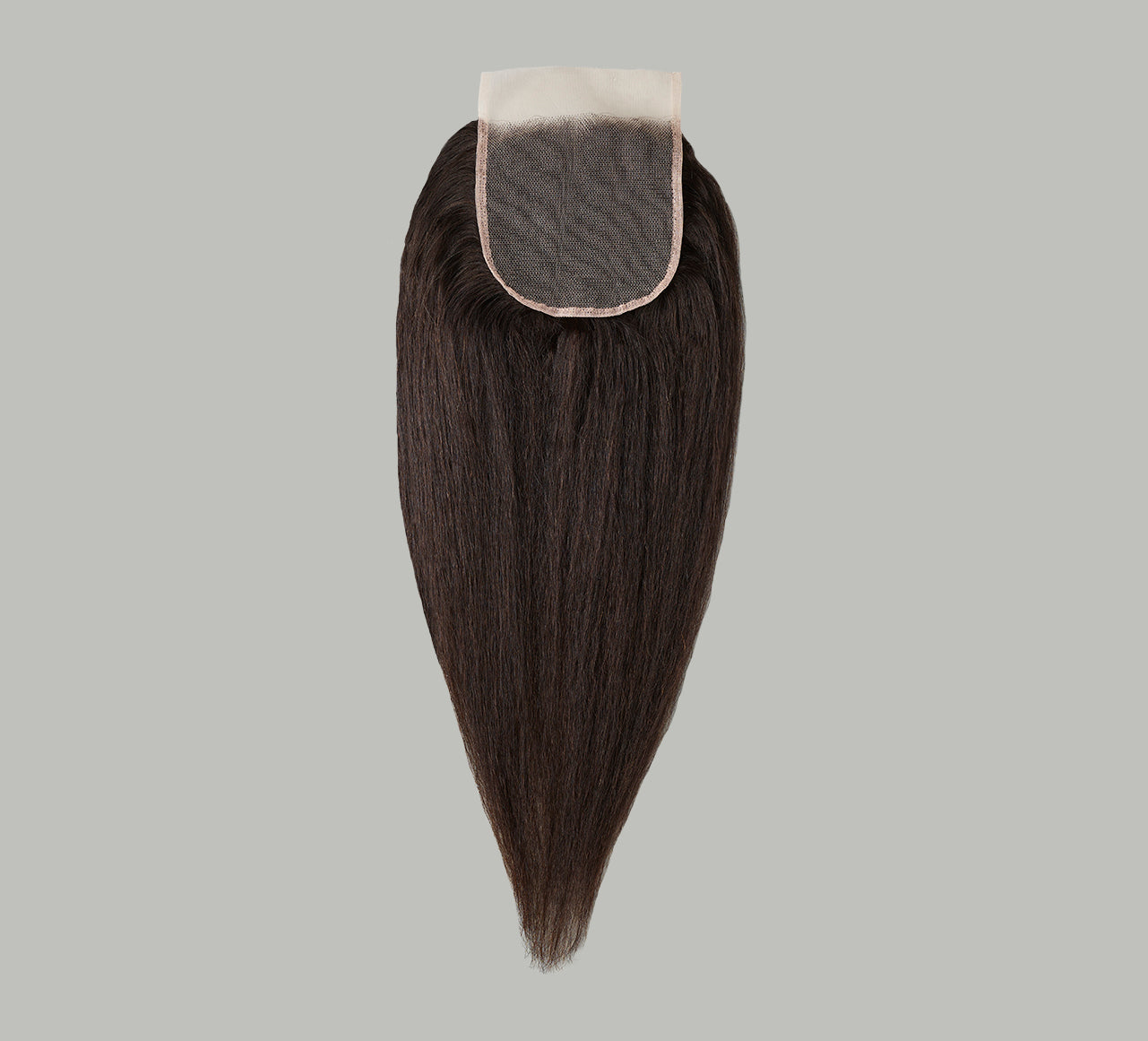 Virgin Peruvian Kinky Straight 5” x 5” Standard Lace Closure