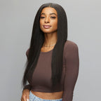 Virgin Brazilian Kinky Straight 5” x 5” Standard Lace Closure